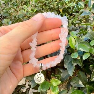Taurus rose quartz bracelet